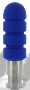 Silicone grinding tools, 5/8" cylindrical round with grooves
