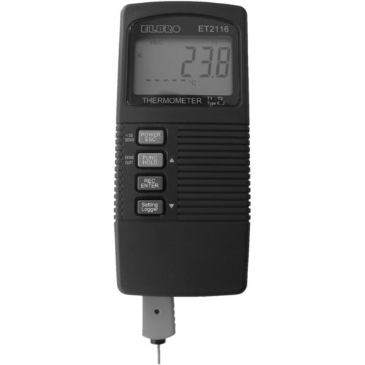 Thermometer, digital, with one surface feeler