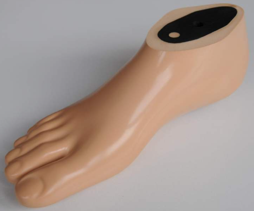 Pie SACH con núcleo de plástico para hombres con dedo separado