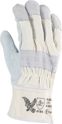 [913 W 002] Paire de gants de manutention en cuir, taille 10