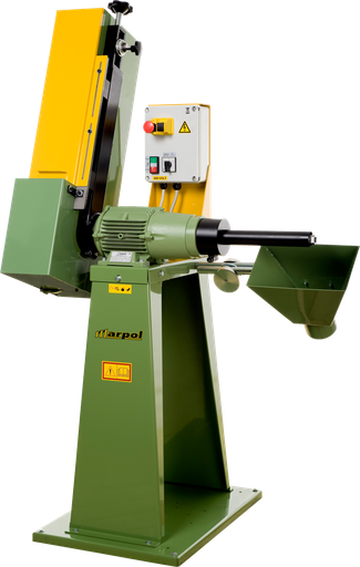[513 W 000] Ponceuse à bande abrasive, 2 vitesses, arbre long conique