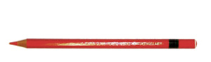[661 W 001.RD] Lápiz, rojo, para marcar sobre vidrio