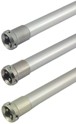 Adapter tube with pyramidal receiver, Ø30mm