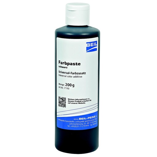 [00 W 40.BK] Colour paste black, 250g