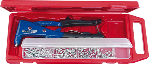 [636 W 001] Riveting pliers with set of rivets