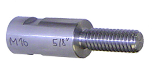 [510 W 002] Adaptador M16 fêmea / 5/8 macho
