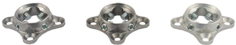 Prongless lamination anchor with receiver