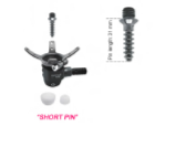 [PRLK.20] Pin Lock System with Reciever, Stainless Steel & Alloyed Aluminium