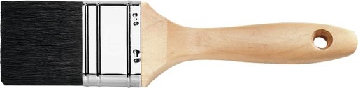 [638 W 102] Professional flat brush for solvent-based media Ø20mm