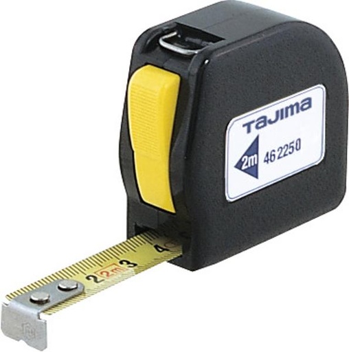 [716 W 101] Locking tape measure with automatic tape lock 2m