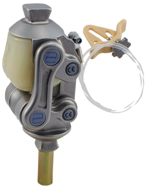 [PR04.PK.150] Polycentric Knee Joint, with lock, Stainless steel