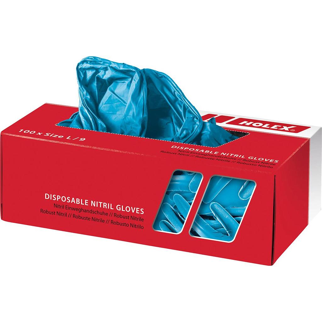 Paquete de guantes de nitrilo desechables, EN374