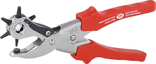 [631 W 101] Compound action revolving punch pliers