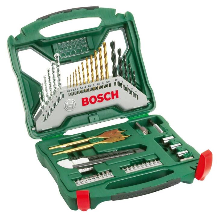[210 W 107.X50Ti] Bohrer-Bit-Set Bosch X-Line Titanium, 50 piezas
