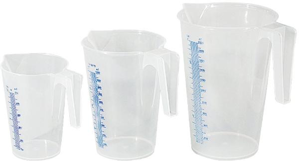 [638 W 001.SET] Set of measuring jugs, 3pcs
