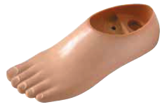 Single axis foot