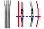 [PR15.A2.14L] Knee Joint with lateral bar for children, Swiss lock lock, 14mm, left