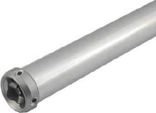 Adapter tube (hidden head) with pyramidal receiver, Ø34mm