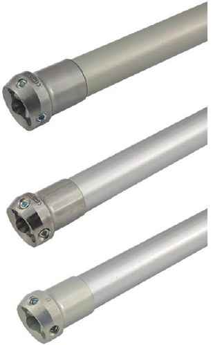 Adapter tube with pyramidal receiver 10°, Ø30mm