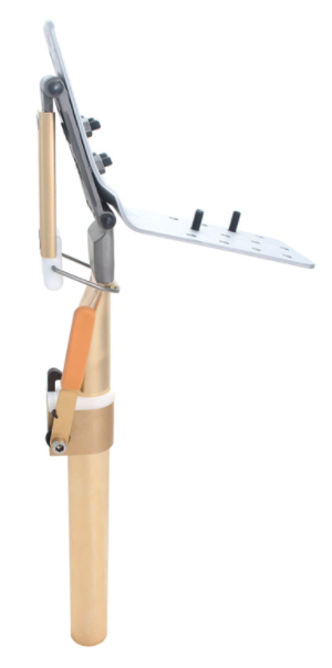 Single axis mechanical hip joint with lock