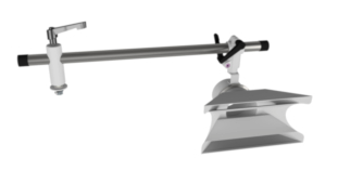 [702F203] Exhaust arm with suction hood for 701F60