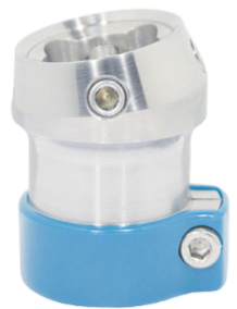 [1-02-A10S] Collier de serrage de tube avec angle, acier inoxydable