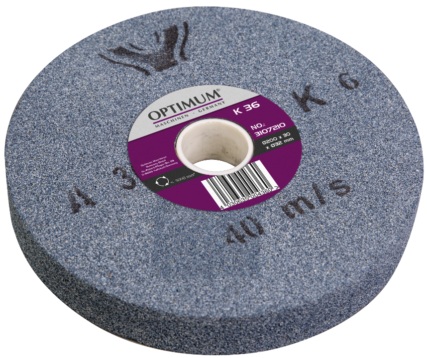 [515 W 101.36] Grinding wheel for bench grinder, diam. 200mm, grit 36