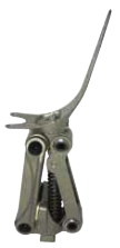 [2-01-4S23] Modular polycentric knee joint for knee disarticulation with lock, stainless steel